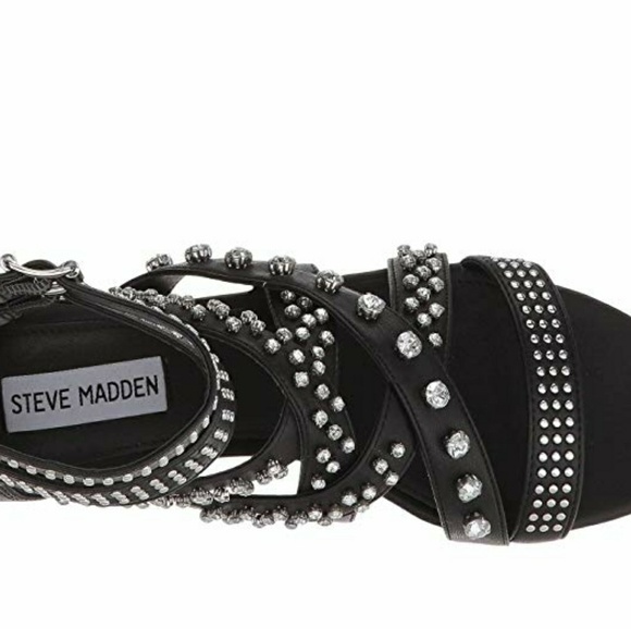 Steve Madden Studded Crystal Sandal - Picture 3 of 7
